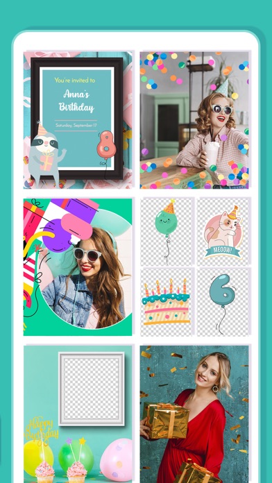Birthday Frames Photo Editor . Screenshots