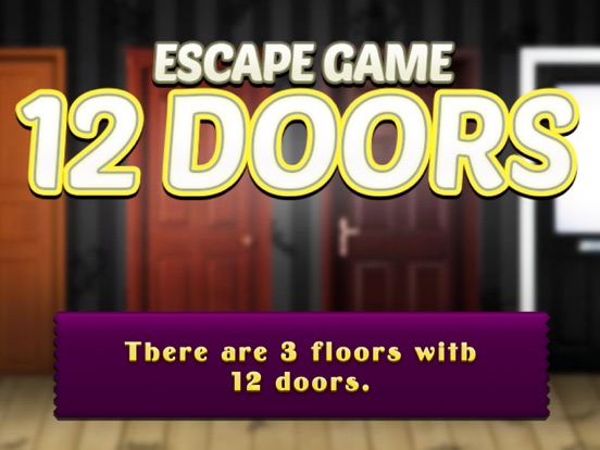 12 Doors Escape Games - start a brain challenge iPad Screenshots