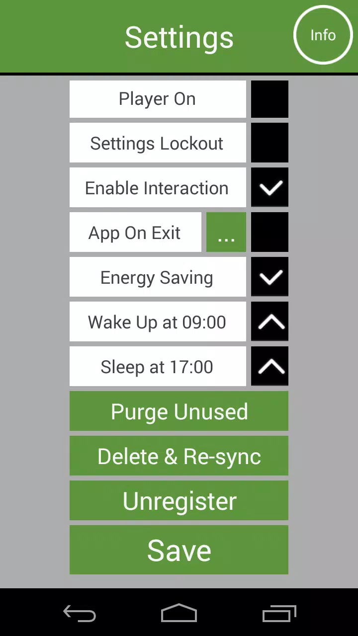 Signage Player Screenshots