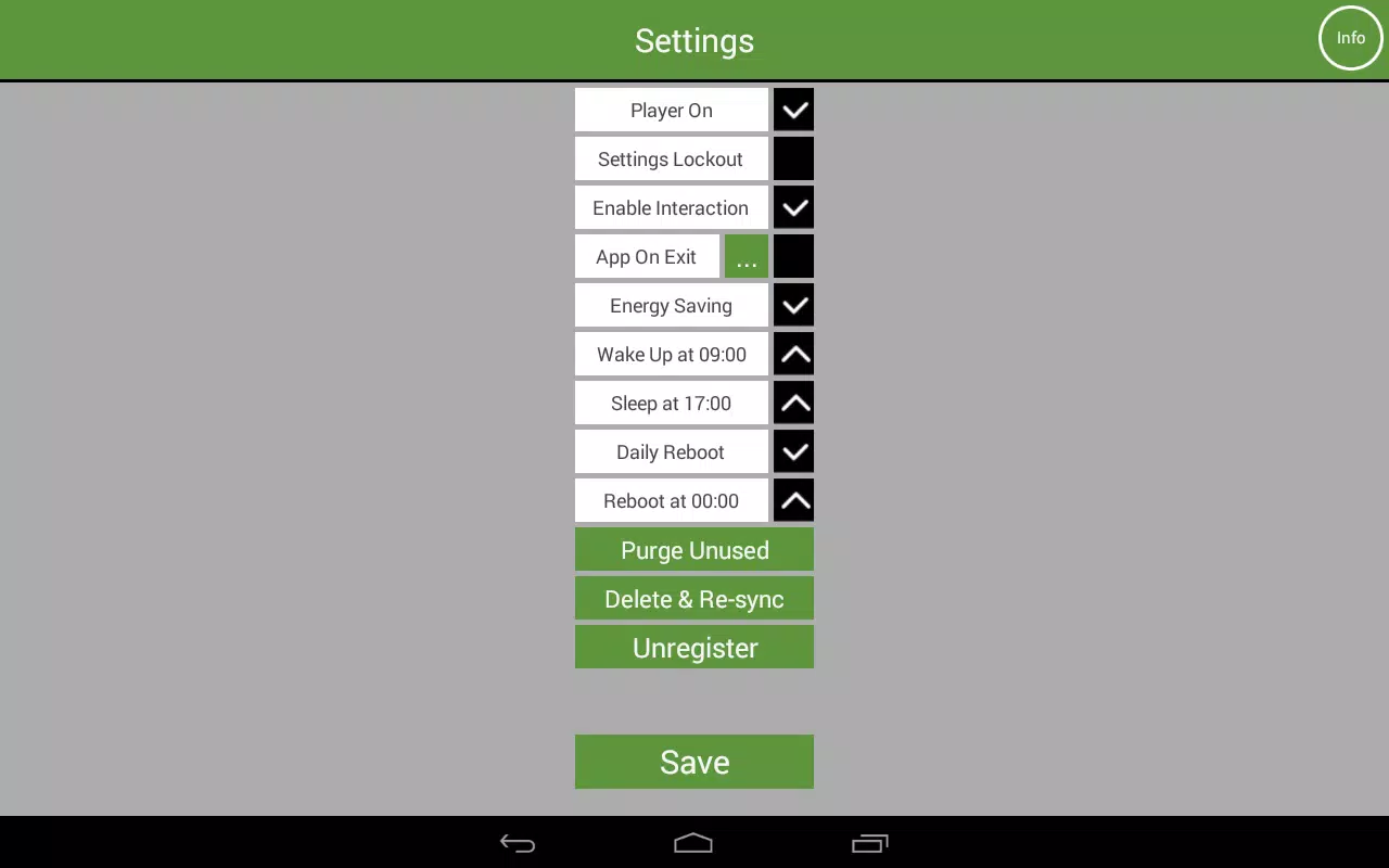 Signage Player Screenshots