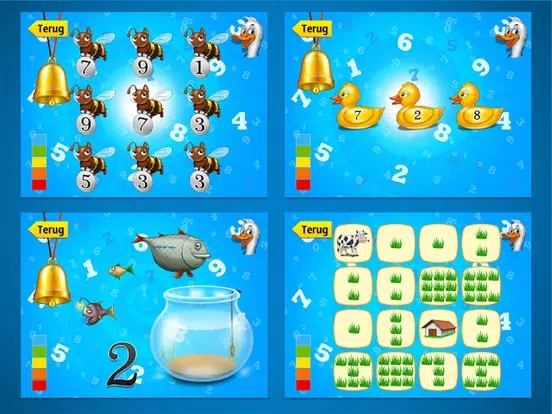 spelletjes voor kleuters : de cijfers iPad Screenshots