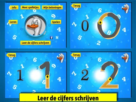 spelletjes voor kleuters : de cijfers iPad Screenshots