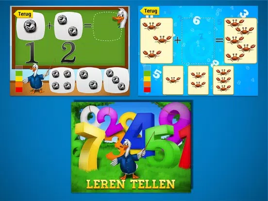 spelletjes voor kleuters : de cijfers iPad Screenshots