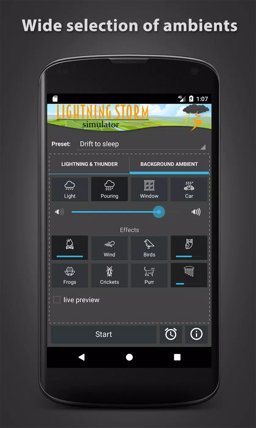 Lightning Storm Simulator Screenshots