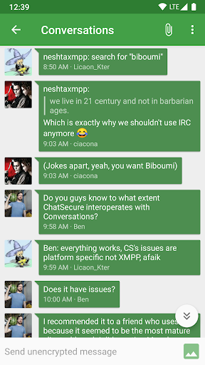 Conversations (Jabber / XMPP) Screenshots