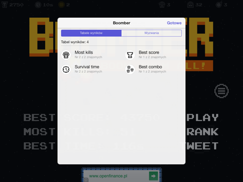 Boomber iPad 應用截圖