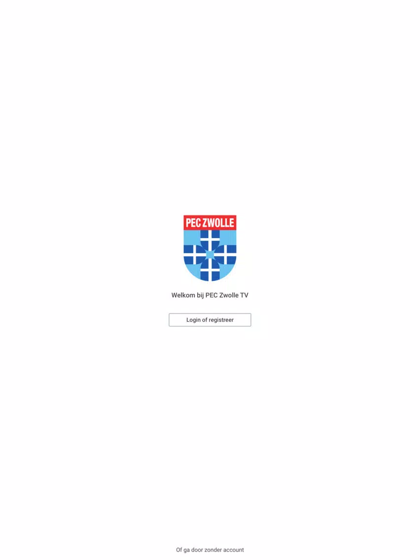 PEC Zwolle TV iPad Screenshots