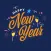 New Year Photo Frames Collage