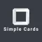 Simple Cards Text Photo Editor