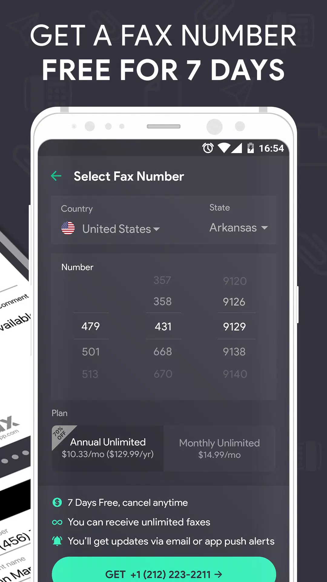 Send Fax plus Receive Faxes Screenshots