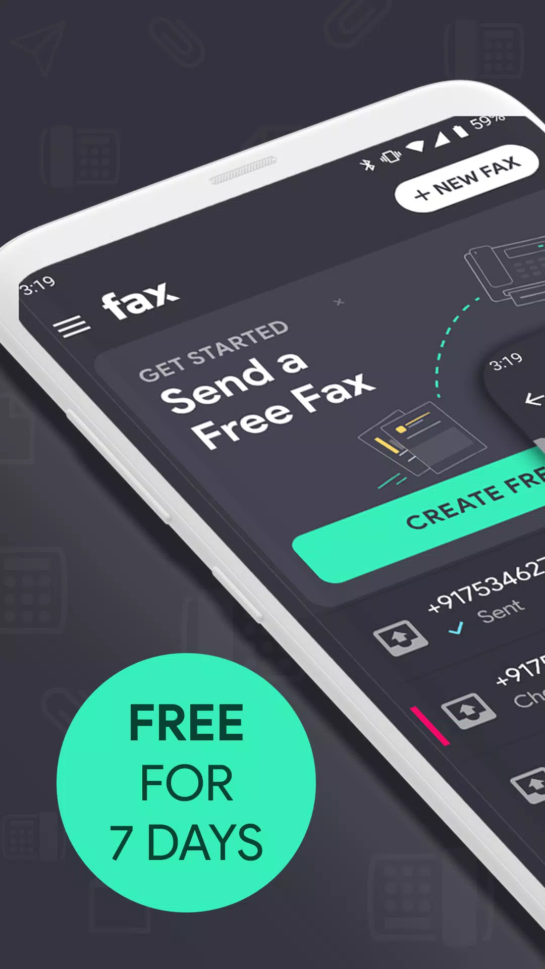 Send Fax plus Receive Faxes Screenshots