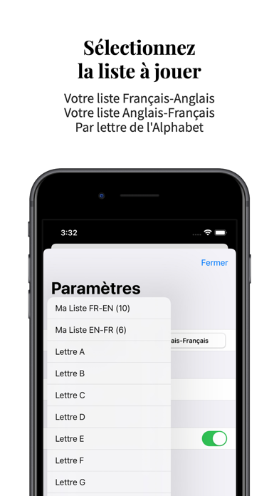 Vocabulaire Anglais-Français Screenshots