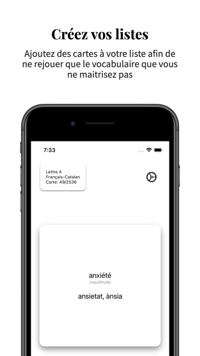 Vocabulaire Catalan-Français Screenshots