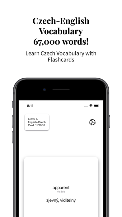 Скриншоты Czech vocabulary