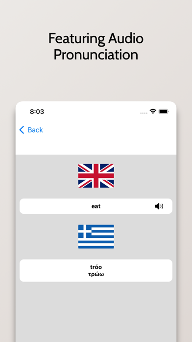 Capturas de pantalla de Greek-English Dictionary