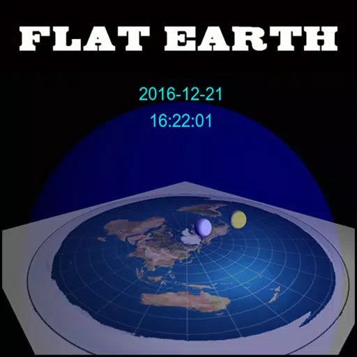 flat earth digital 3D clock flat earth digital 3D clock