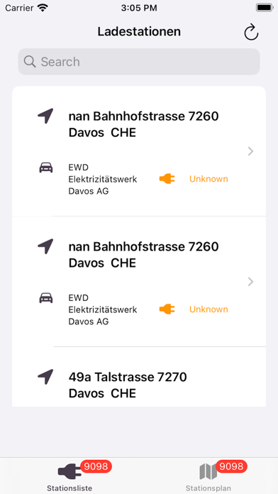 Ladestationen für Elektroautos应用截图