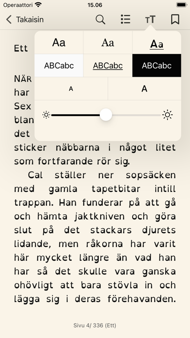 E-kirjasto Screenshots