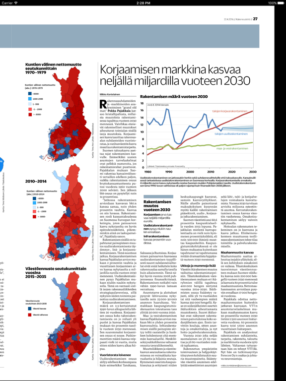 Rakennuslehti iPad Screenshots