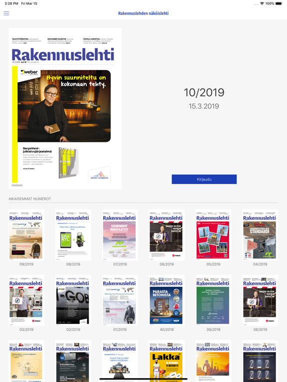 Rakennuslehti iPad Screenshots