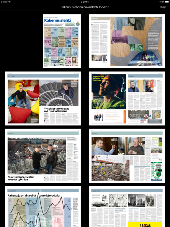 Rakennuslehti iPad Screenshots