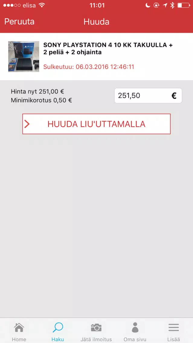 Huuto.net Screenshots