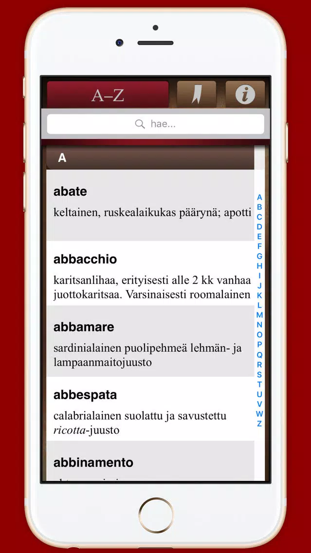 It-fi gastronominen sanakirja Screenshots