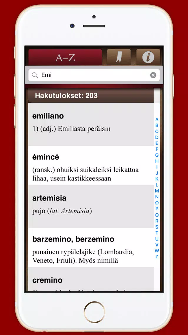 It-fi gastronominen sanakirja Screenshots