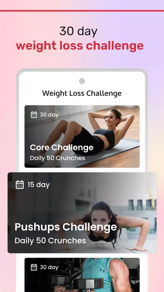 Home Workout : Fitme Screenshots