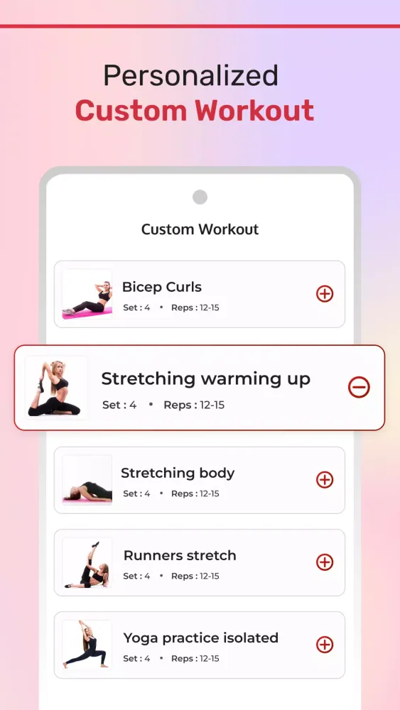 Home Workout : Fitme Screenshots