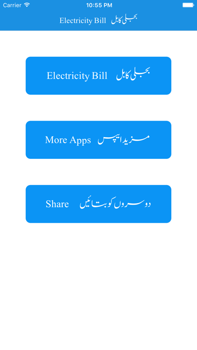 Electricity Bill Screenshots