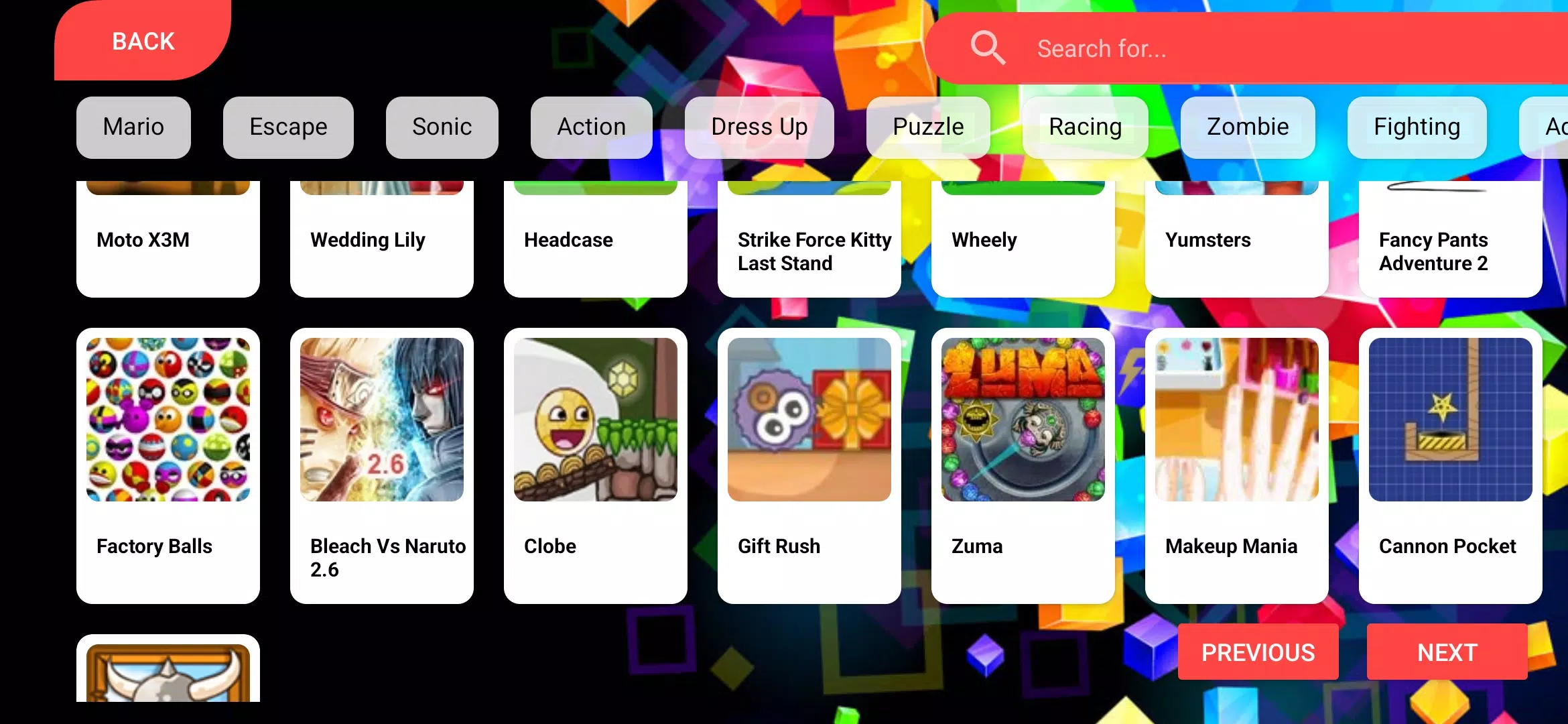 Flash Game Archive Screenshots