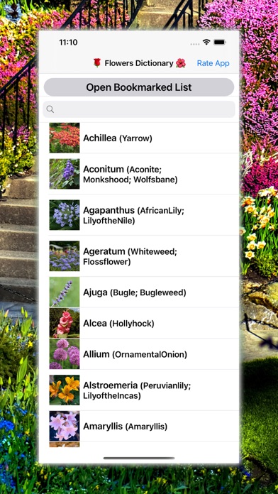Flowers Dictionary with Images Screenshots