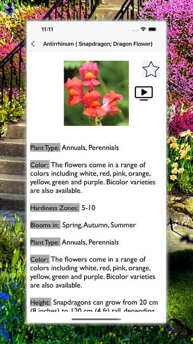 Flowers Dictionary with Images Screenshots