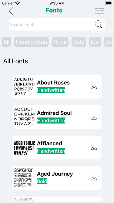Fonts for Cricut Designs Screenshots