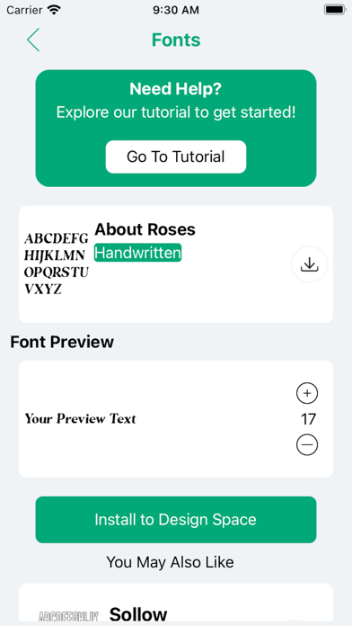 Fonts for Cricut Designs Screenshots