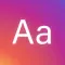 Fonts + for Instagram