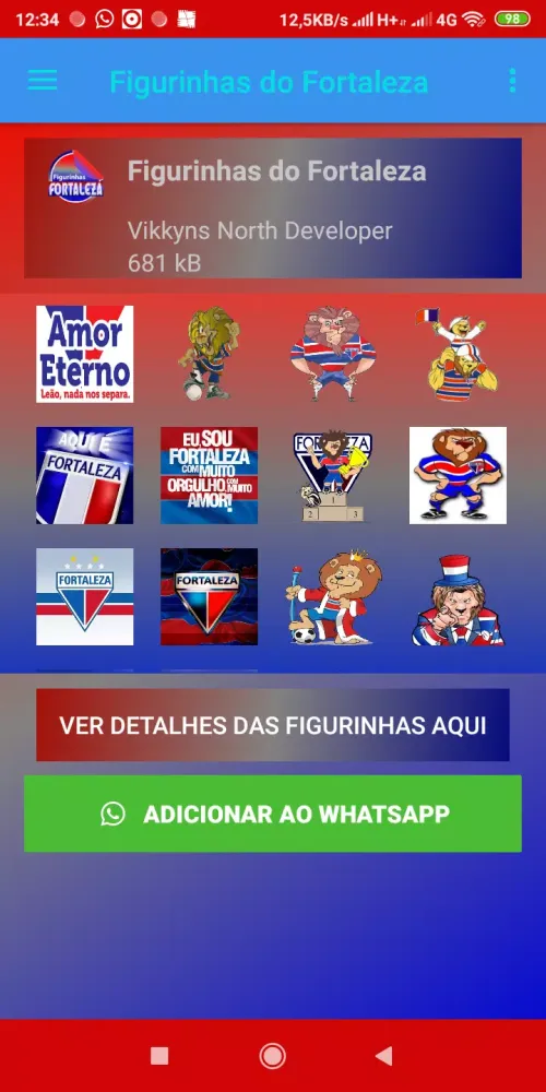 Figurinhas do Fortaleza Screenshots