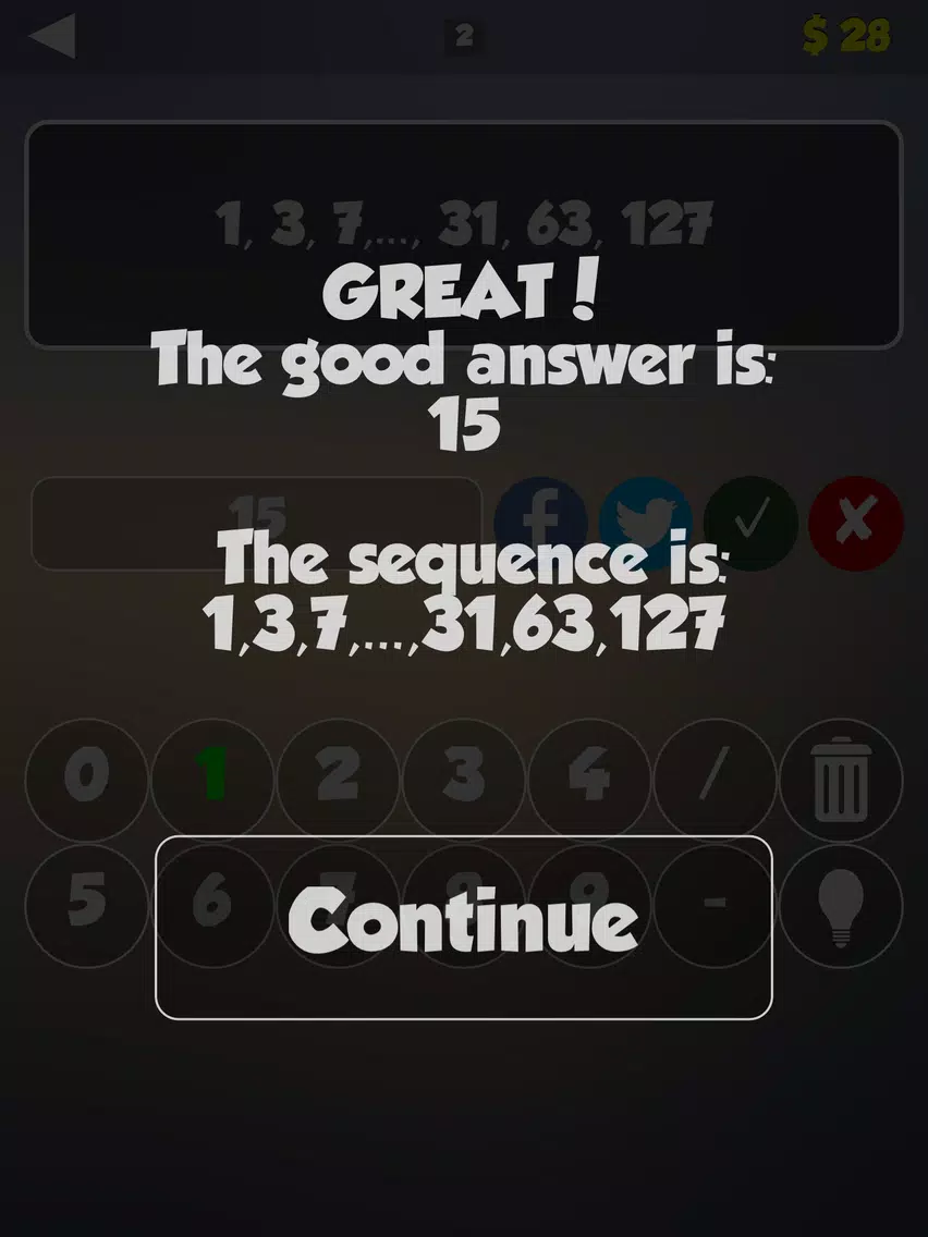 What's The Missing Number? Ultimate Puzzle Math Quiz Game - Brain Teaser & Intelligence Quotient (IQ) Logic Test for Adults & Kids iPad Screenshots