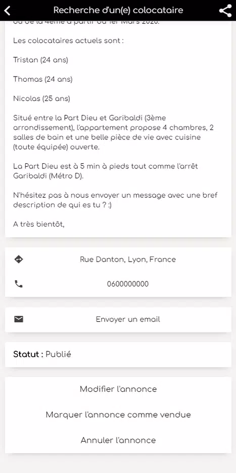 Coliving Screenshots