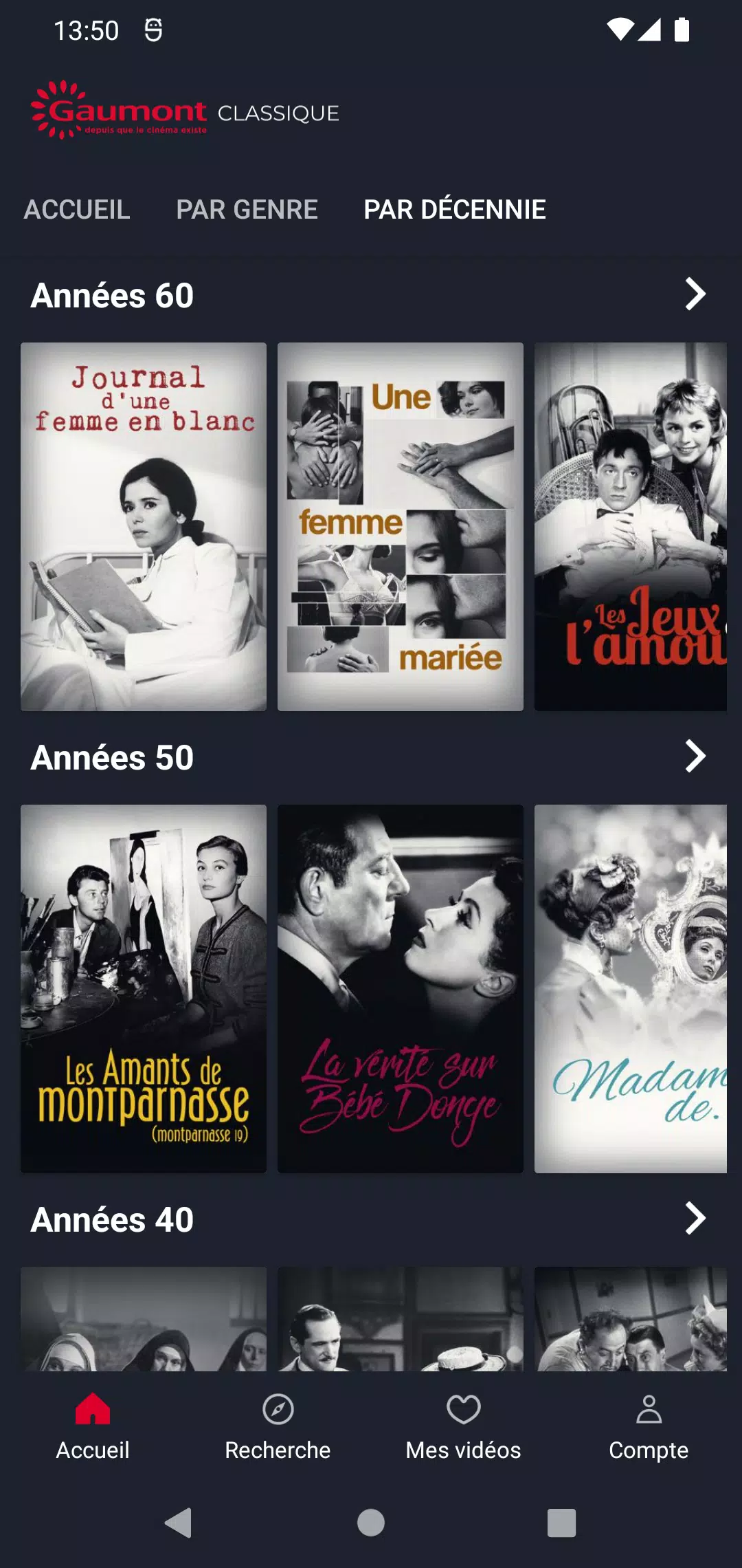 Gaumont Classique Screenshots