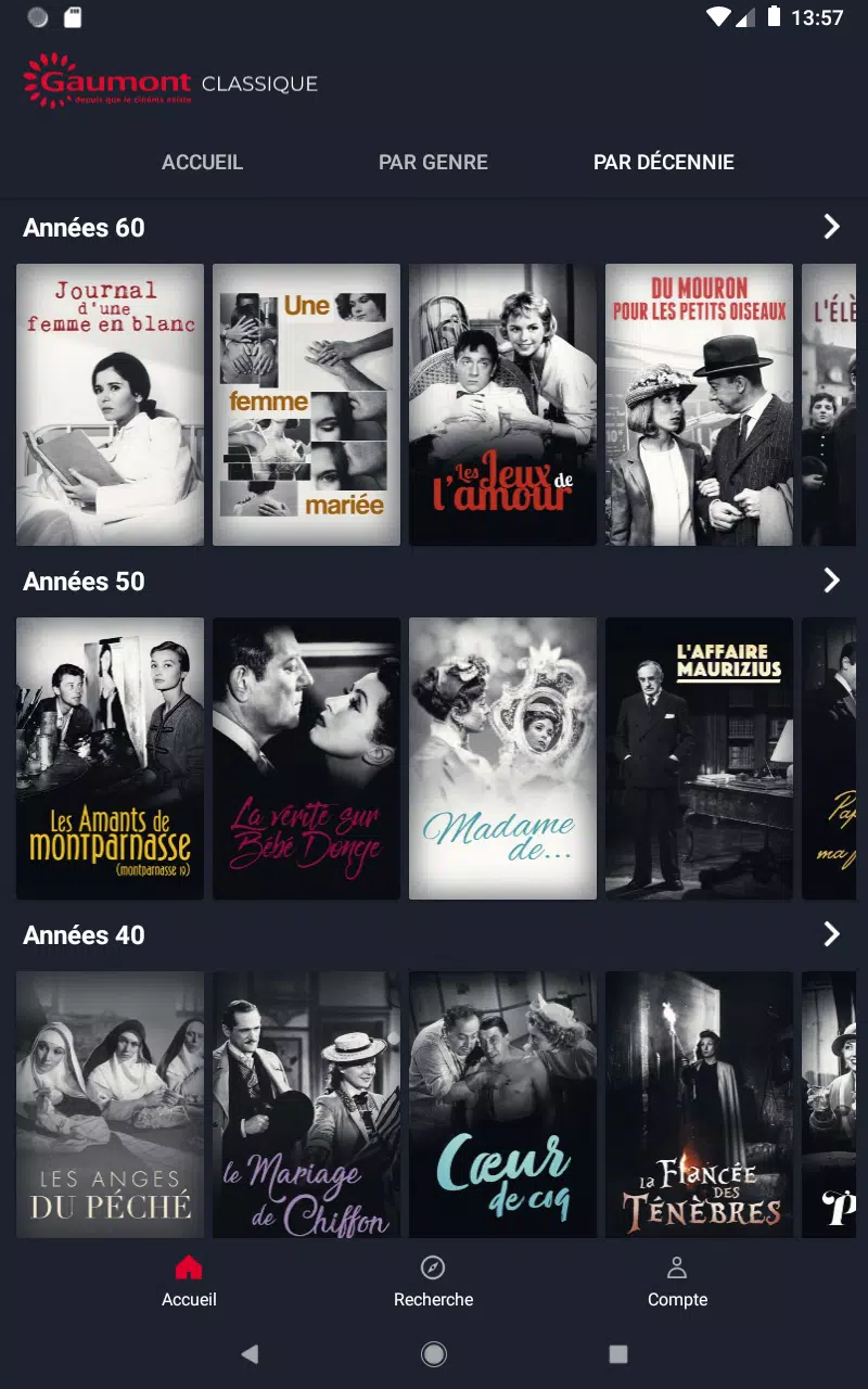 Gaumont Classique Screenshots