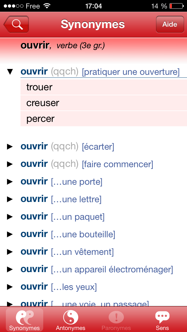 Bescherelle Synonymes Screenshots