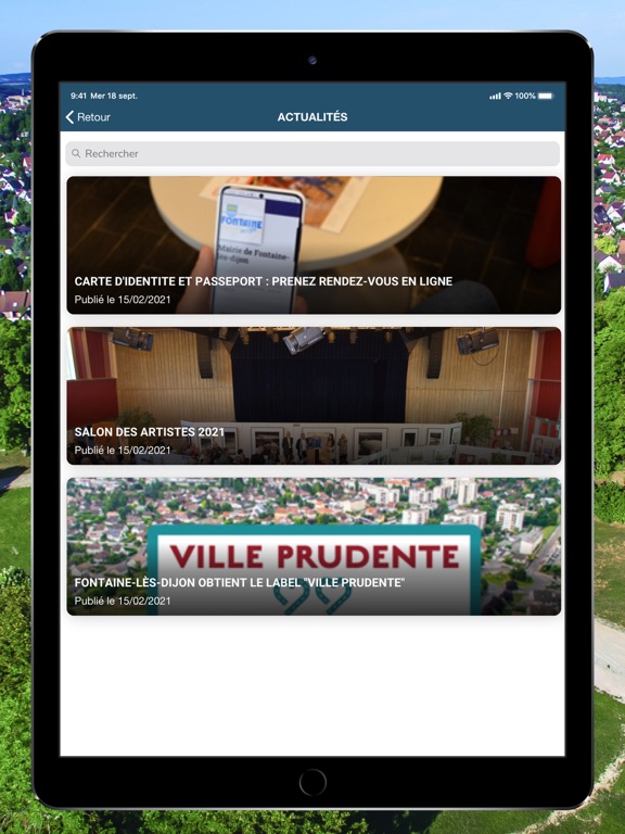 Ville de Fontaine-lès-Dijon iPad Screenshots