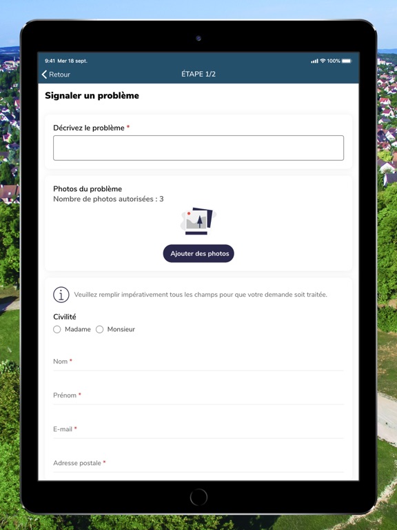 Ville de Fontaine-lès-Dijon iPad Screenshots