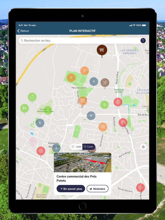 Ville de Fontaine-lès-Dijon iPad Screenshots