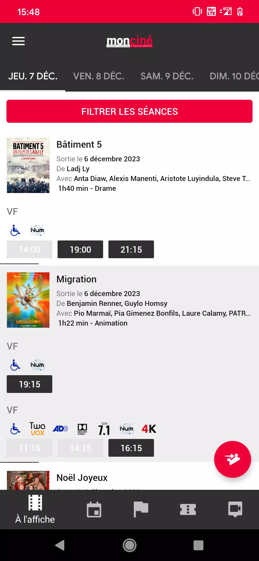 Screenshot di monciné