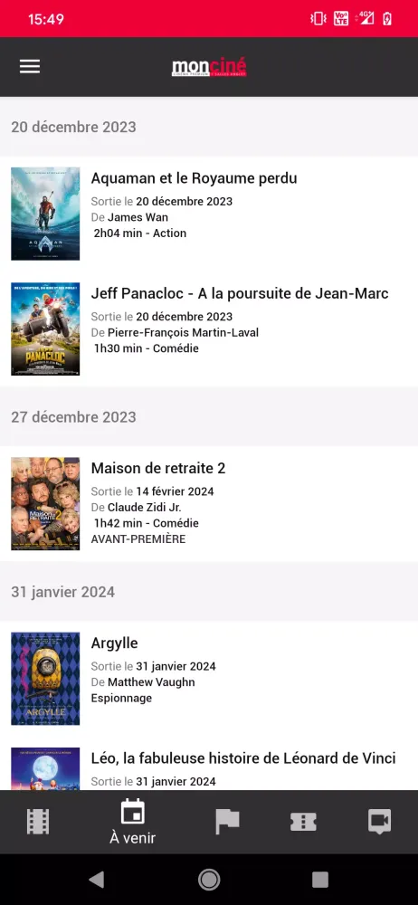 monciné Screenshots