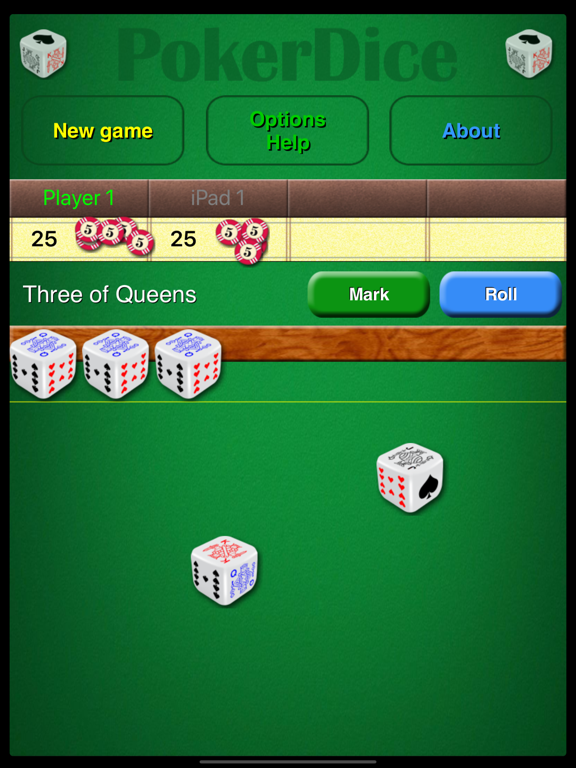 Dice game : Poker Dice iPad Screenshots