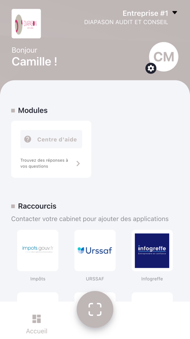 Zrzuty ekranu DIAPASON AUDIT ET CONSEIL